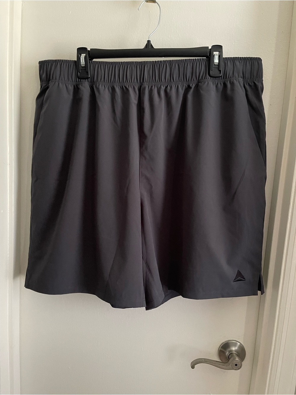 Sport-Tek Delta Men’s Dark Gray Black Widget Performance Athletic Shorts